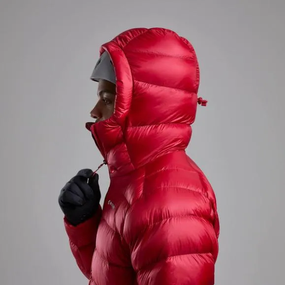 Montane AntiFreeze XT Hooded Down Jacket Dark Garnetacer Redneptune Blueblackslateeclipse Bluealder Green Mens Montane Down