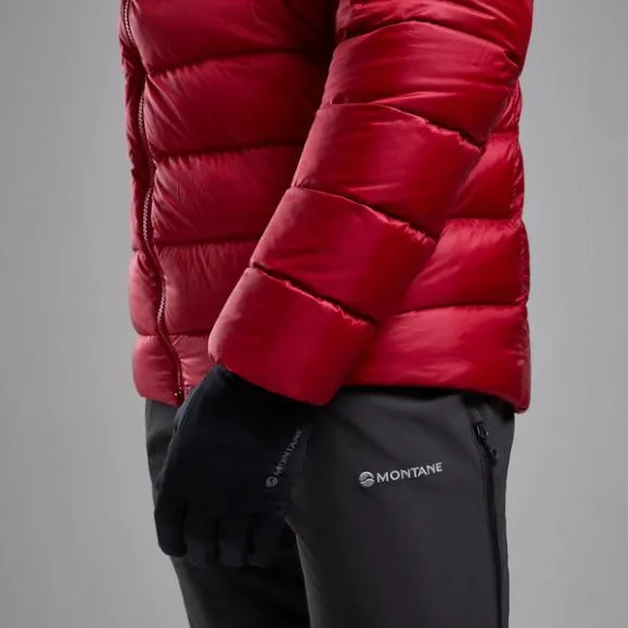 Montane AntiFreeze XT Hooded Down Jacket Dark Garnetacer Redneptune Blueblackslateeclipse Bluealder Green Mens Montane Down
