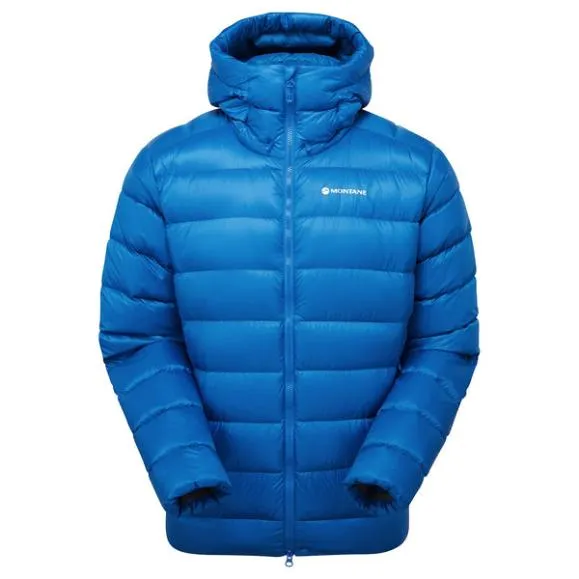 Montane AntiFreeze XT Hooded Down Jacket Dark Garnetacer Redneptune Blueblackslateeclipse Bluealder Green Mens Montane Down