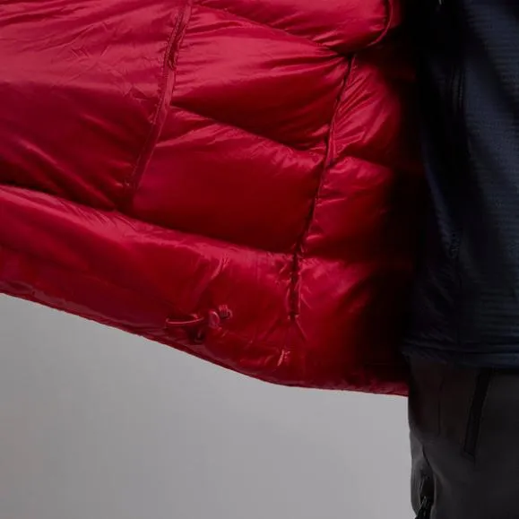 Montane AntiFreeze XT Hooded Down Jacket Dark Garnetacer Redneptune Blueblackslateeclipse Bluealder Green Mens Montane Down