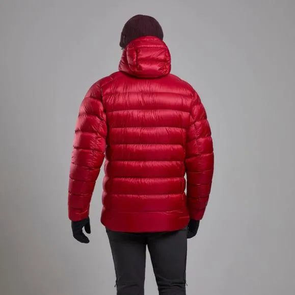 Montane AntiFreeze XT Hooded Down Jacket Dark Garnetacer Redneptune Blueblackslateeclipse Bluealder Green Mens Montane Down