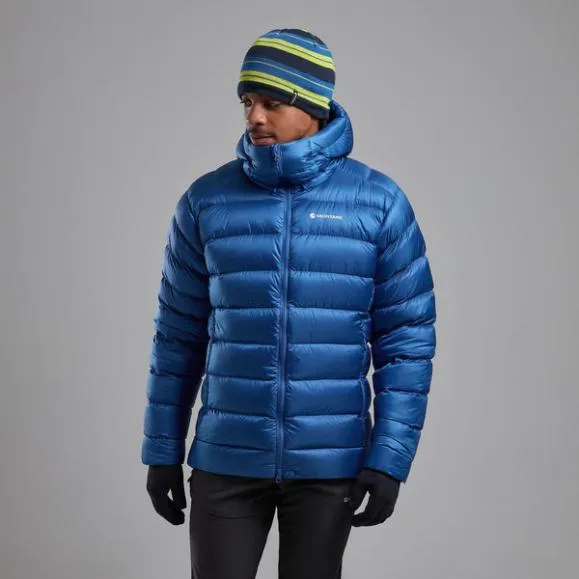 Montane AntiFreeze XT Hooded Down Jacket Dark Garnetacer Redneptune Blueblackslateeclipse Bluealder Green Mens Montane Down