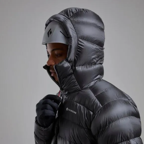 Montane AntiFreeze XT Hooded Down Jacket Dark Garnetacer Redneptune Blueblackslateeclipse Bluealder Green Mens Montane Down