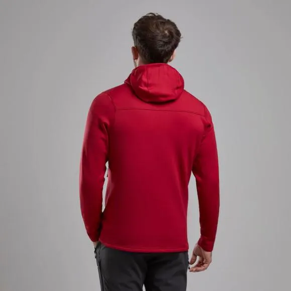 Montane Fury XT Hooded Fleece Jacket Eclipse Blueblackacer Redoak Green Mens Montane Fleece