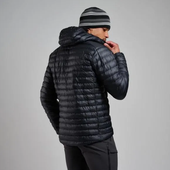 Montane Icarus Hooded Insulated Jacket Eclipse Bluedark Garnetblack Mens Montane Insulated