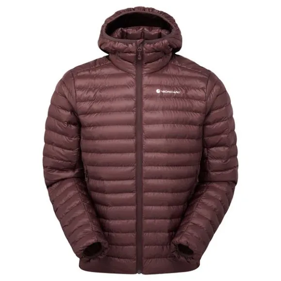 Montane Icarus Hooded Insulated Jacket Eclipse Bluedark Garnetblack Mens Montane Insulated