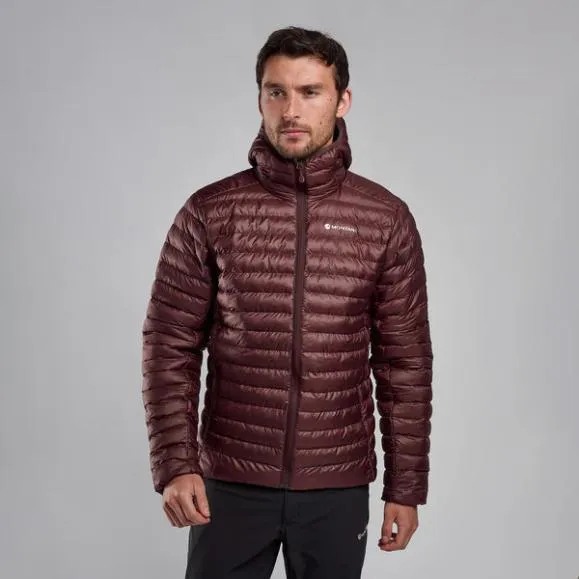 Montane Icarus Hooded Insulated Jacket Eclipse Bluedark Garnetblack Mens Montane Insulated