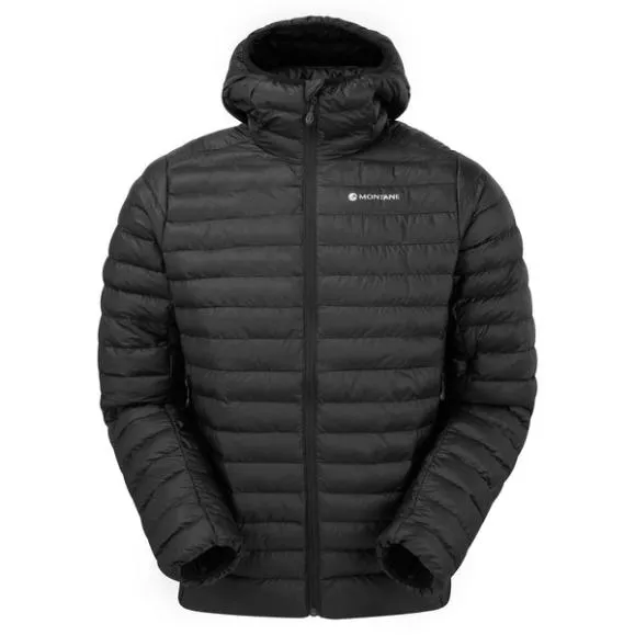 Montane Icarus Hooded Insulated Jacket Eclipse Bluedark Garnetblack Mens Montane Insulated