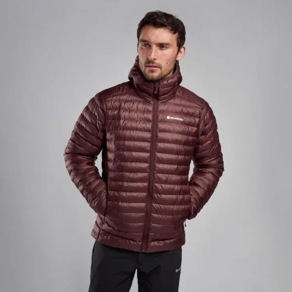 Montane Icarus Hooded Insulated Jacket Eclipse Bluedark Garnetblack Mens Montane Insulated