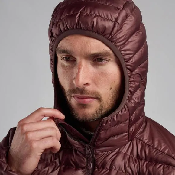 Montane Icarus Hooded Insulated Jacket Eclipse Bluedark Garnetblack Mens Montane Insulated