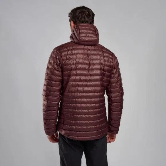Montane Icarus Hooded Insulated Jacket Eclipse Bluedark Garnetblack Mens Montane Insulated