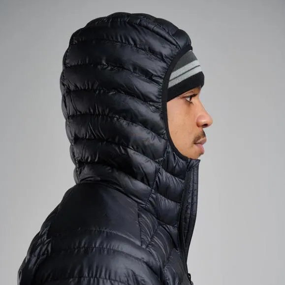 Montane Icarus Hooded Insulated Jacket Eclipse Bluedark Garnetblack Mens Montane Insulated