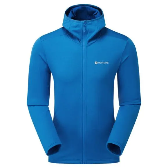 Montane Protium Hooded Fleece Jacket Neptune Bluestone Blueeclipse Bluedark Garnetmidnight Greycaperblackacer Red Mens Montane Fleece