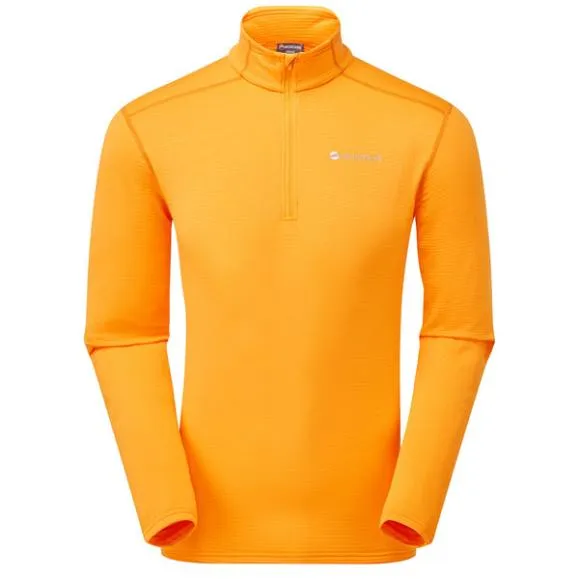 Montane Protium Lite Pull On Fleece Nagami Orangeacer Redblackeclipse Bluecitrus Spring Mens Montane Fleece