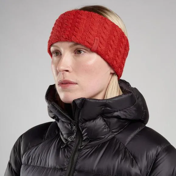 Montane Windjammer Headband Blacksaffron Red MensWomens Montane Hats