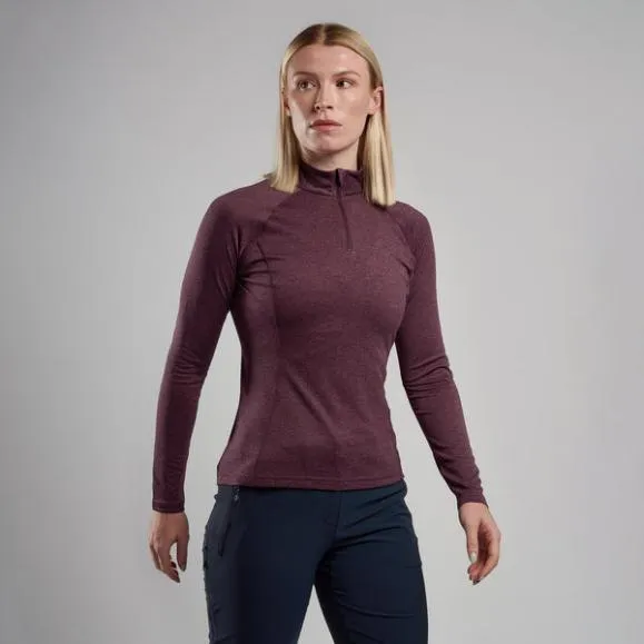 Montane WoDart Zip Neck TShirt Mulberrycornfloweralliumeclipse Bluetigerlilypale Sageblack Womens Montane Baselayers Montane WoDart Zip Neck TShirt Mulberrycornfloweralliumeclipse Bluetigerlilypale Sageblack Womens Montane Baselayers