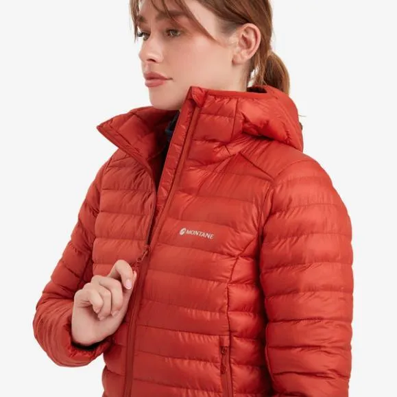 Montane WoIcarus Hooded Insulated Jacket Deep Forestblacksaffron Red Womens Montane Insulated Montane WoIcarus Hooded Insulated Jacket Deep Forestblacksaffron Red Womens Montane Insulated