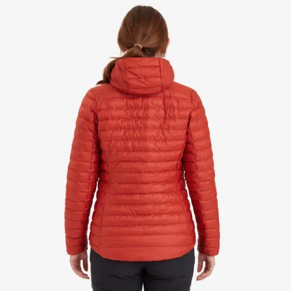 Montane WoIcarus Hooded Insulated Jacket Deep Forestblacksaffron Red Womens Montane Insulated Montane WoIcarus Hooded Insulated Jacket Deep Forestblacksaffron Red Womens Montane Insulated