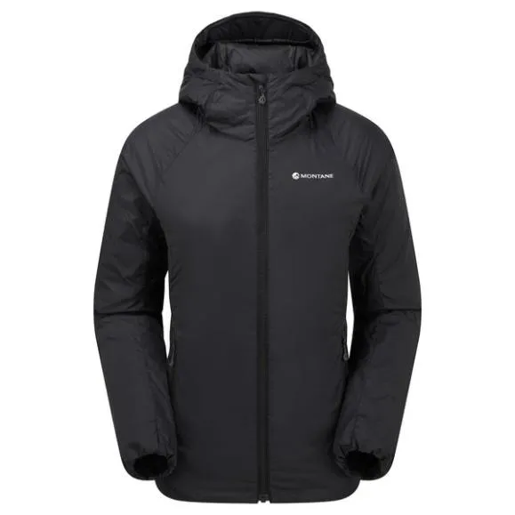 Montane WoRespond Hooded Insulated Jacket Deep Forestsaffron Redblack Womens Montane Insulated Montane WoRespond Hooded Insulated Jacket Deep Forestsaffron Redblack Womens Montane Insulated