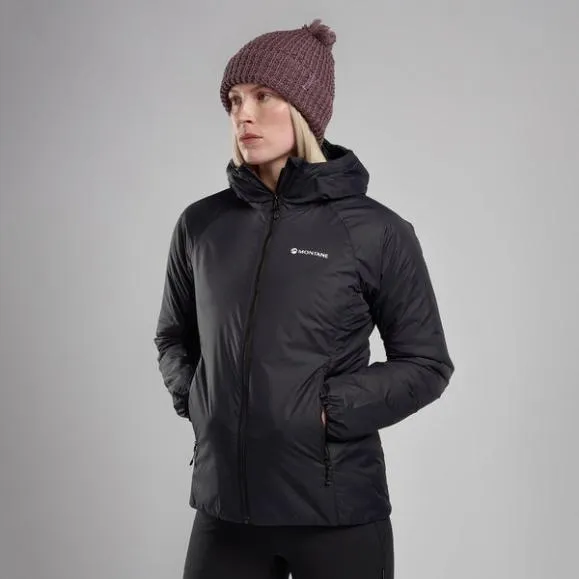 Montane WoRespond Hooded Insulated Jacket Deep Forestsaffron Redblack Womens Montane Insulated Montane WoRespond Hooded Insulated Jacket Deep Forestsaffron Redblack Womens Montane Insulated