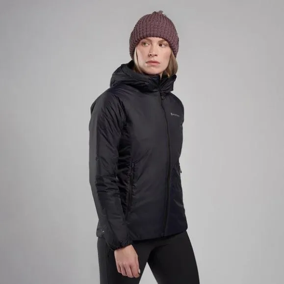 Montane WoRespond Hooded Insulated Jacket Deep Forestsaffron Redblack Womens Montane Insulated Montane WoRespond Hooded Insulated Jacket Deep Forestsaffron Redblack Womens Montane Insulated
