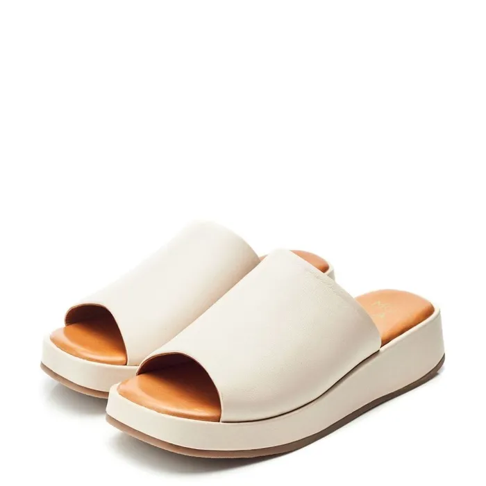 Mule Sandals Women Moda In Pelle Orolia Off White Leather