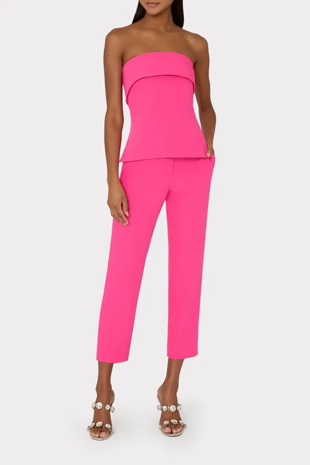 Nicola Cady Pants Milly Pink Women Milly Pants
