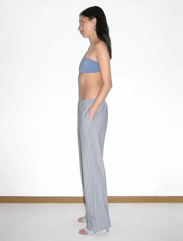 No 1664 Kimoto Greyish Blue Women Paloma Wool Bottoms