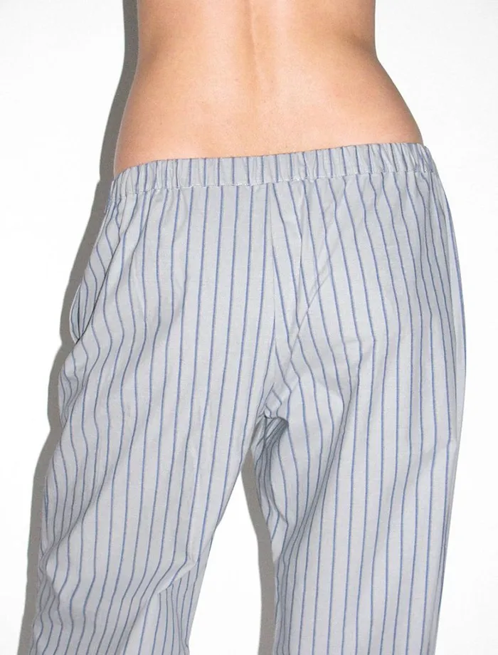 No 1664 Kimoto Greyish Blue Women Paloma Wool Bottoms