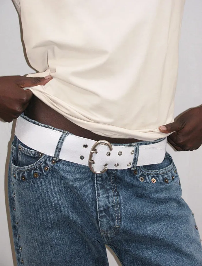 No 1744 Carvel White Women Paloma Wool Belts