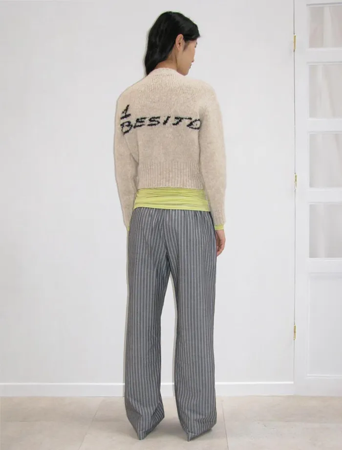 No 1811 1Besito Zip Ecru Women Paloma Wool Knits