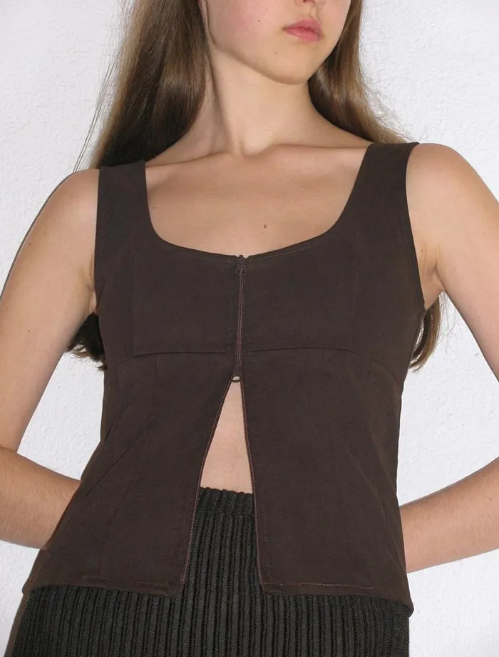 No 1845 Taurs Brown Women Paloma Wool Tops