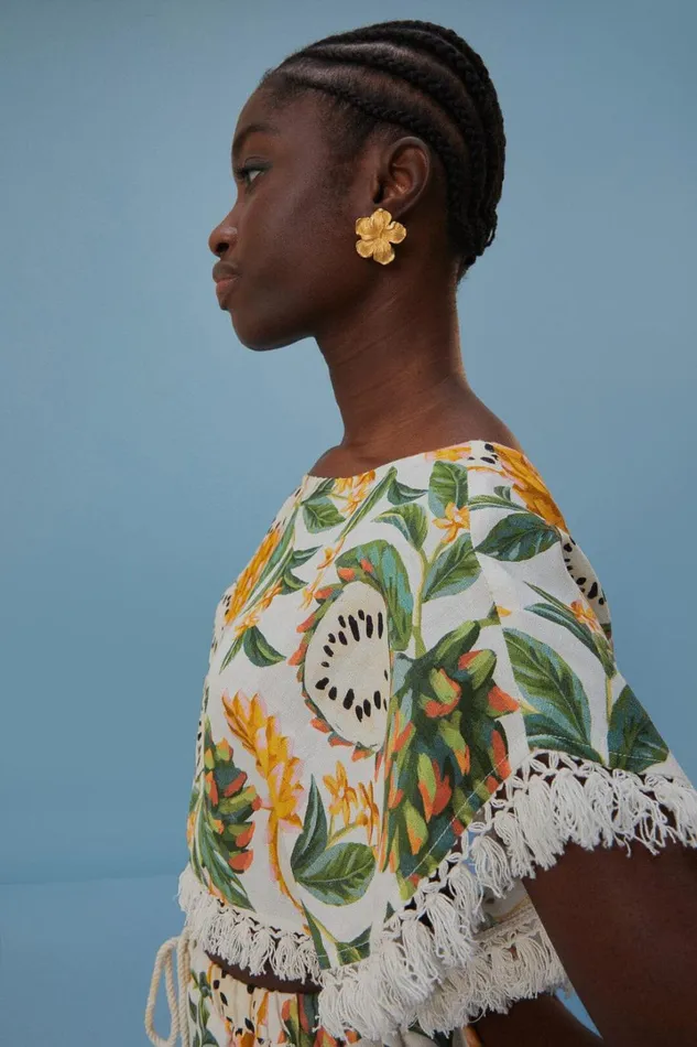 OffWhite Biriba Blouse Women FARM Rio Blouses OffWhite Biriba Blouse Women FARM Rio Blouses