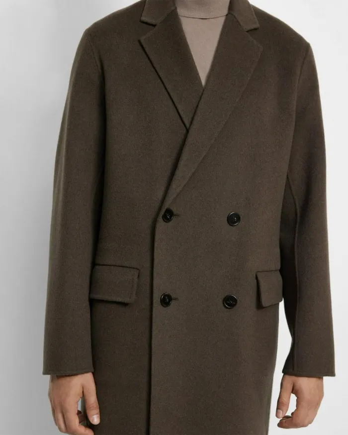 Outerwear Men Theory Suffolk Coat In DoubleFace WoolCashmere Olive Branch Mel Outerwear Men Theory Suffolk Coat In DoubleFace WoolCashmere Olive Branch Mel