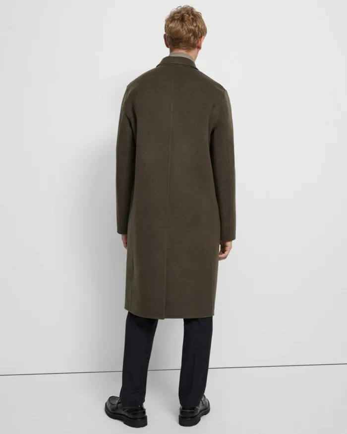 Outerwear Men Theory Suffolk Coat In DoubleFace WoolCashmere Olive Branch Mel Outerwear Men Theory Suffolk Coat In DoubleFace WoolCashmere Olive Branch Mel