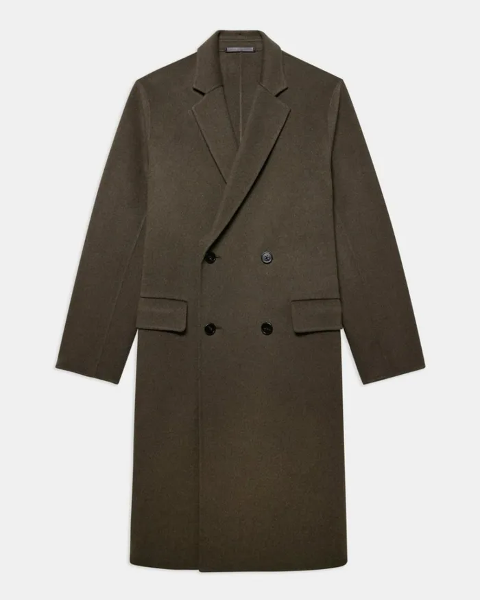Outerwear Men Theory Suffolk Coat In DoubleFace WoolCashmere Olive Branch Mel Outerwear Men Theory Suffolk Coat In DoubleFace WoolCashmere Olive Branch Mel