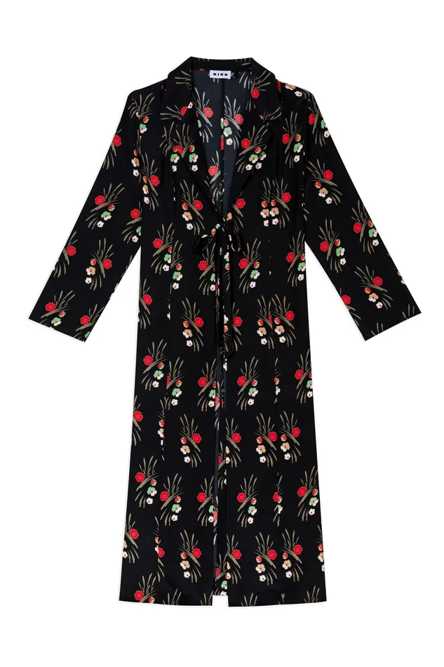 Outerwear Women RIXO Felicity Black Cherry Blossom