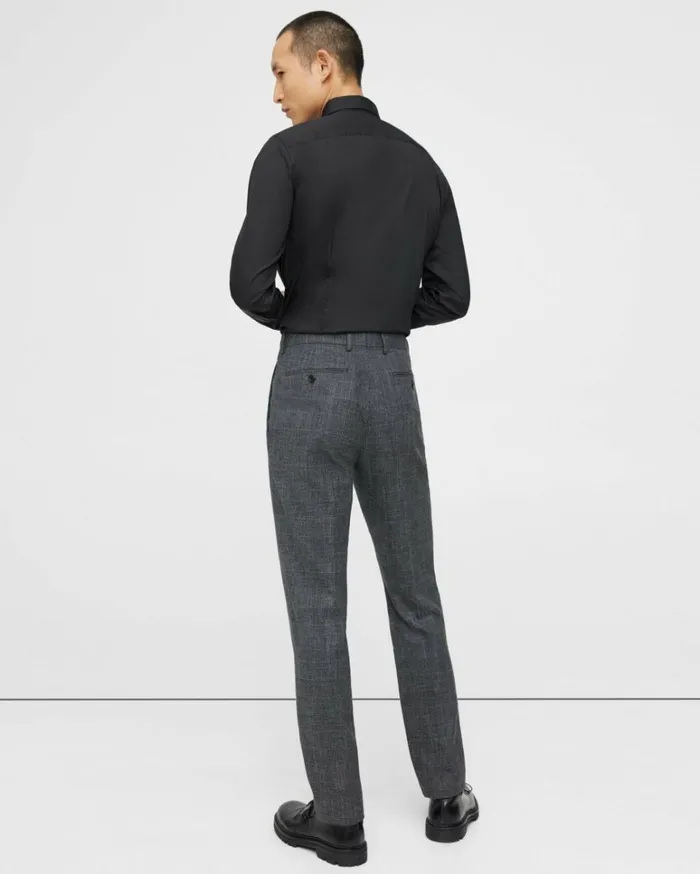 Pants Men Theory Mayer Pant In Checked WoolCotton Pestle Multi Pants Men Theory Mayer Pant In Checked WoolCotton Pestle Multi