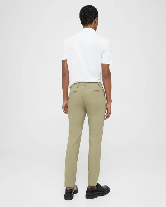 Pants Men Theory Zaine Pant In Precision Ponte Light Olive