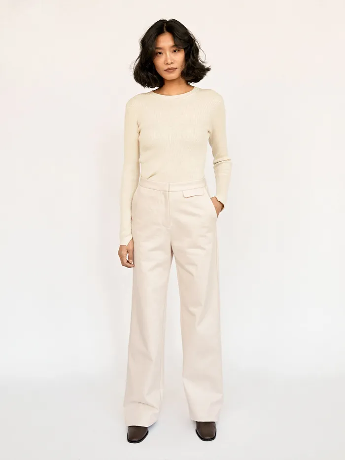 Pants The UNDONE Women Matin 8211 Natural Slim Pant