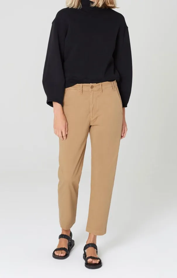 Pants Women Citizens Of Humanity Brooke Chino In Brown Sugar Brown Sugar