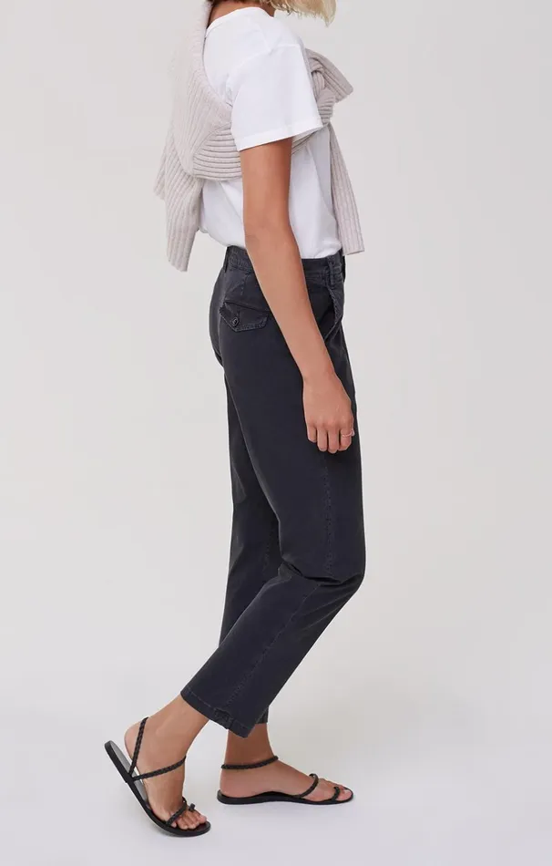 Pants Women Citizens Of Humanity Brooke Chino In Washed Black Washed Black