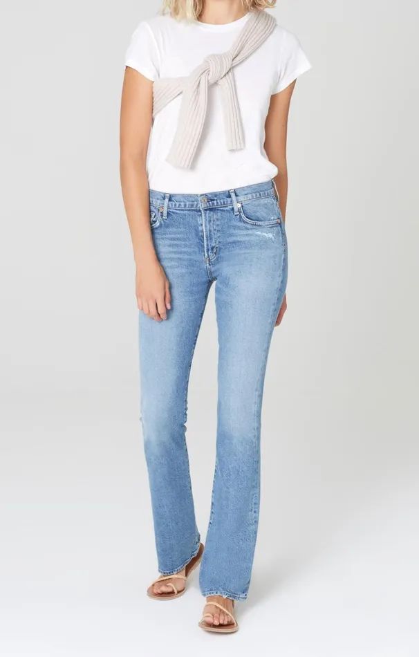 Pants Women Citizens Of Humanity Emannuelle Slim Boot In Chit Chat Chit Chat