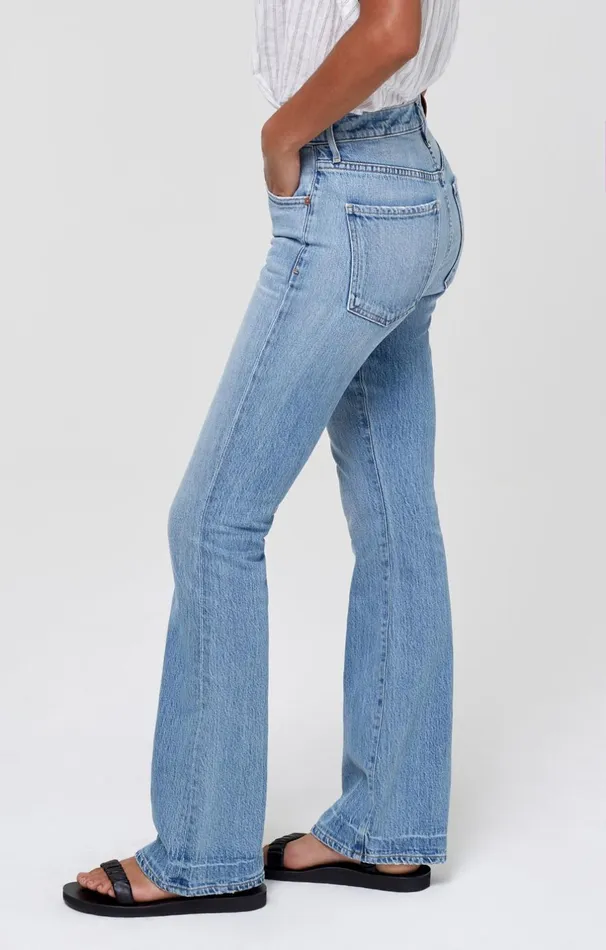 Pants Women Citizens Of Humanity Lilah High Rise Bootcut In Blue Sky Blue Sky
