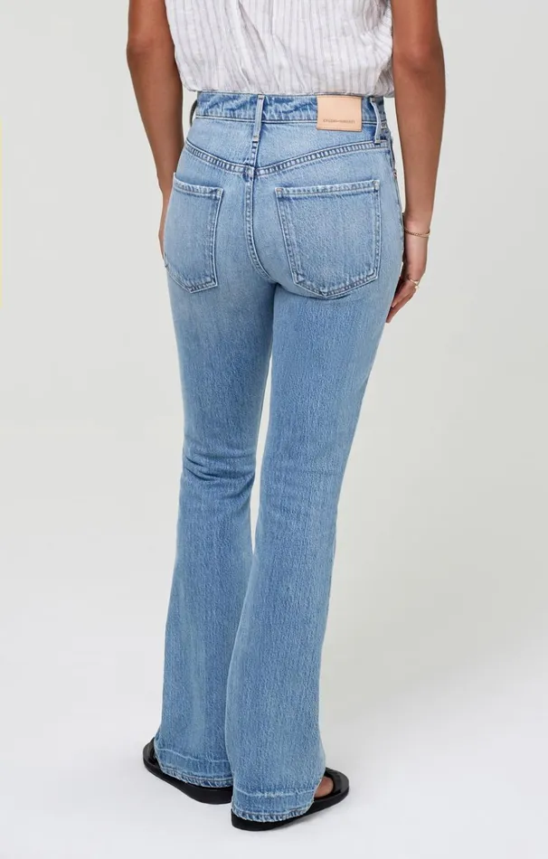 Pants Women Citizens Of Humanity Lilah High Rise Bootcut In Blue Sky Blue Sky