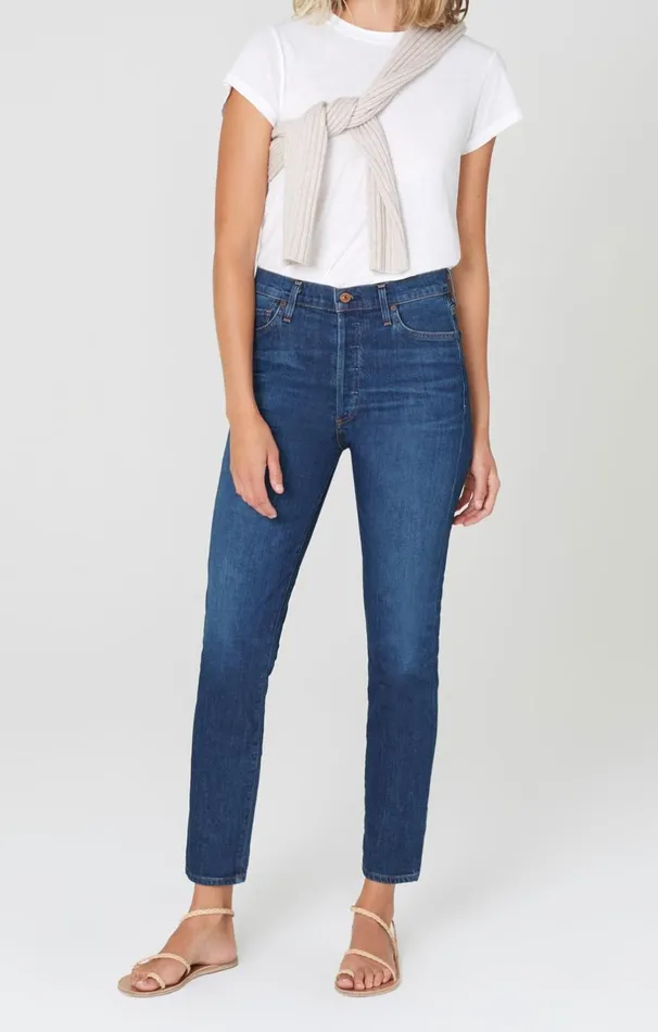 Pants Women Citizens Of Humanity Olivia High Rise Slim Fit In Mercy Mercy