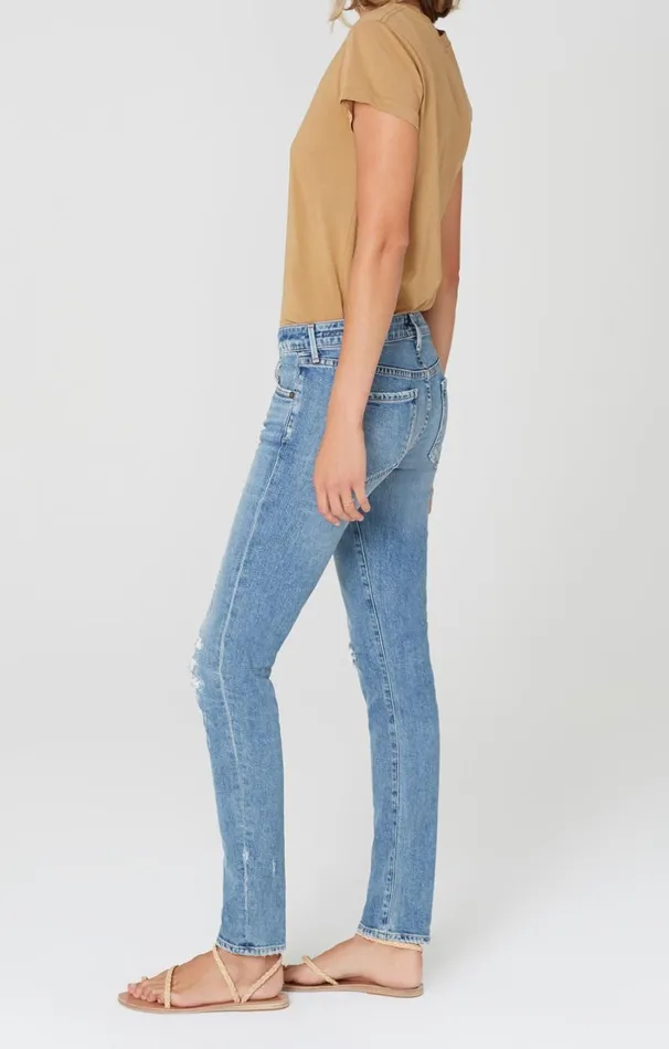 Pants Women Citizens Of Humanity Racer Low Rise Skinny In Distressed Encore Distressed Encore