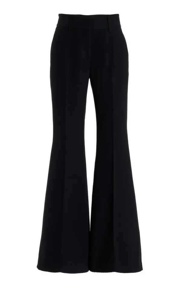 Pants Women Gabriela Hearst Rhein Pant In Black Silk Wool Cady