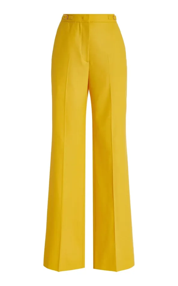 Pants Women Gabriela Hearst Vesta Pant In Golden Birch Superfine Wool
