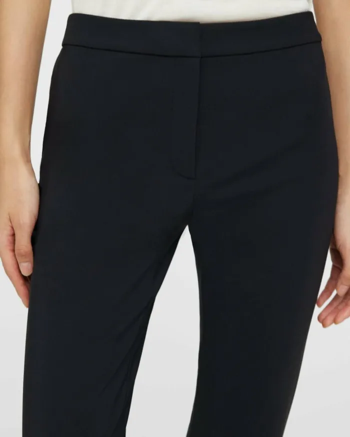 Pants Women Theory Slim Kick Pant In Precision Ponte Black Pants Women Theory Slim Kick Pant In Precision Ponte Black